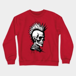 Skull Punk Crewneck Sweatshirt